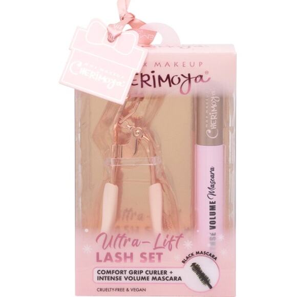Max Makeup Cherimoya Ultra-Lift Lash Set*Comfort Grip Curler Intense Mascara - Picture 1 of 1